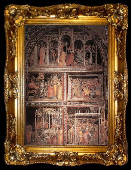 framed  GIOVANNI DA MILANO Scenes from the Life of the Virgin sdg, ta009-2